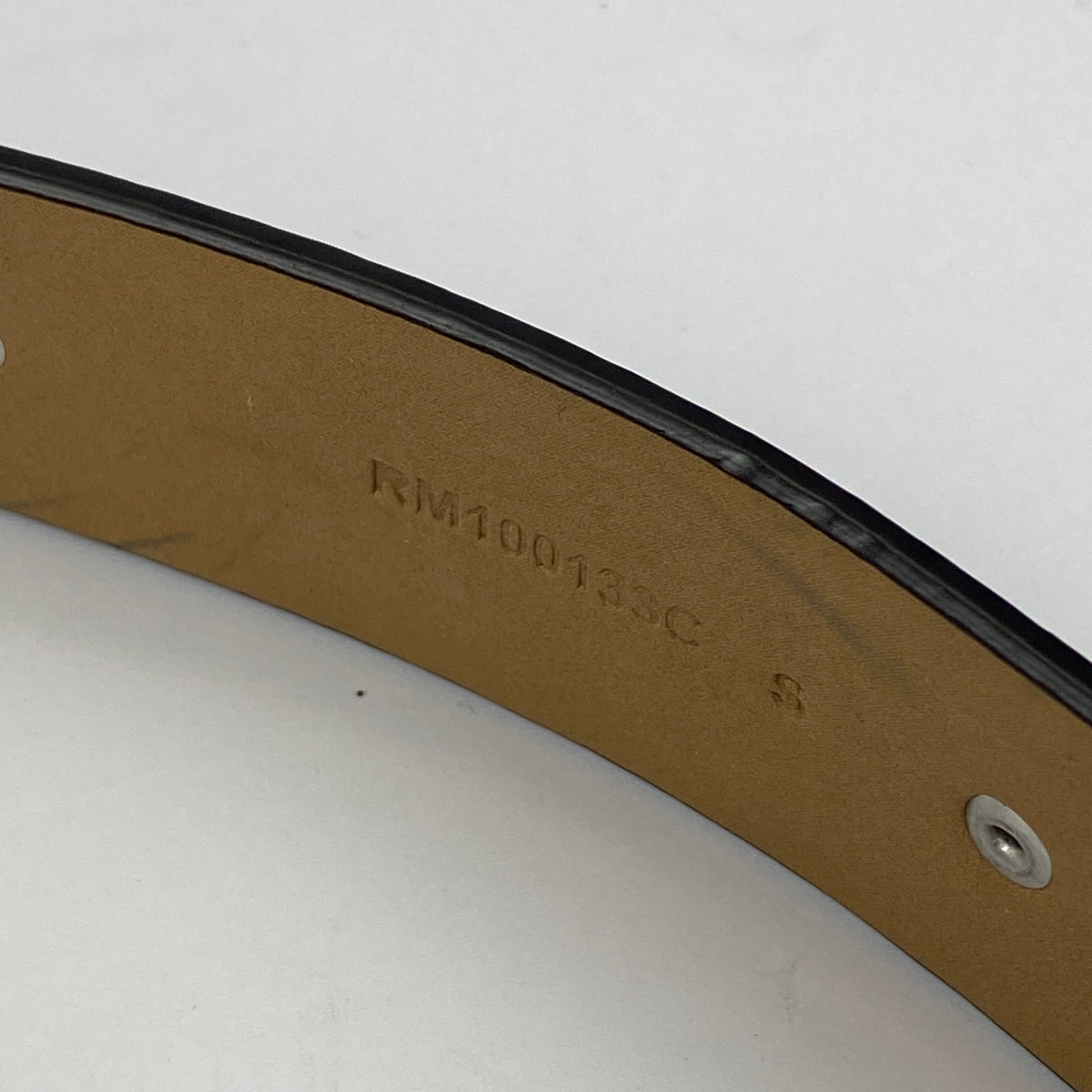 Rebecca Minkoff New Black Leather Western Buckle Belt S