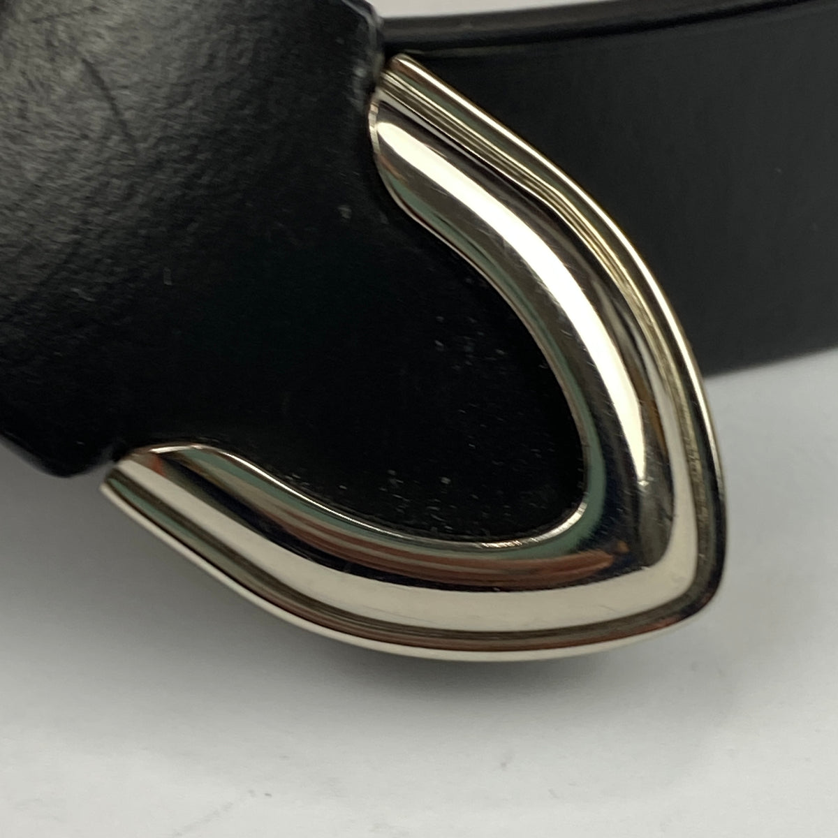 Rebecca Minkoff New Black Leather Western Buckle Belt S