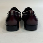 Bass Weejun Brand New £160 Wine Penny Loafers 41