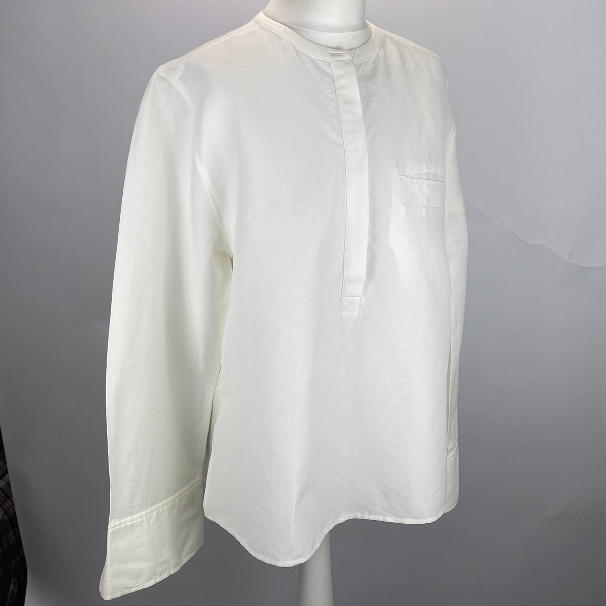 Toteme Ivory Linen Mix Oversized Tunic XS-L