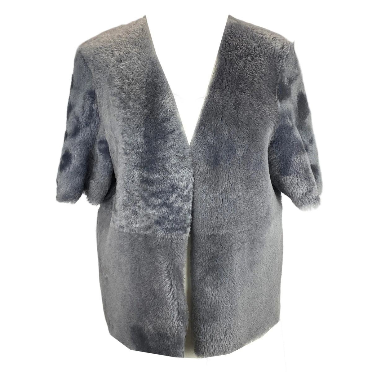 Stoned & Waisted £699 Reversible Shearling Crop Jacket S