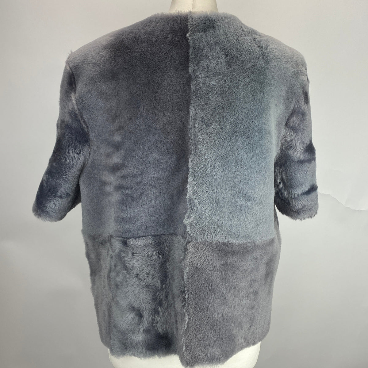 Stoned & Waisted £699 Reversible Shearling Crop Jacket S