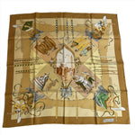 Hermes Super Rare Le Carnival De Venise Print Silk Scarf