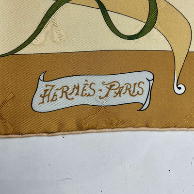 Hermes Super Rare Le Carnival De Venise Print Silk Scarf