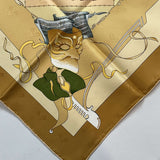 Hermes Super Rare Le Carnival De Venise Print Silk Scarf