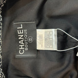 Chanel Vintage Black & White Weave Hourglass Jacket XS/S