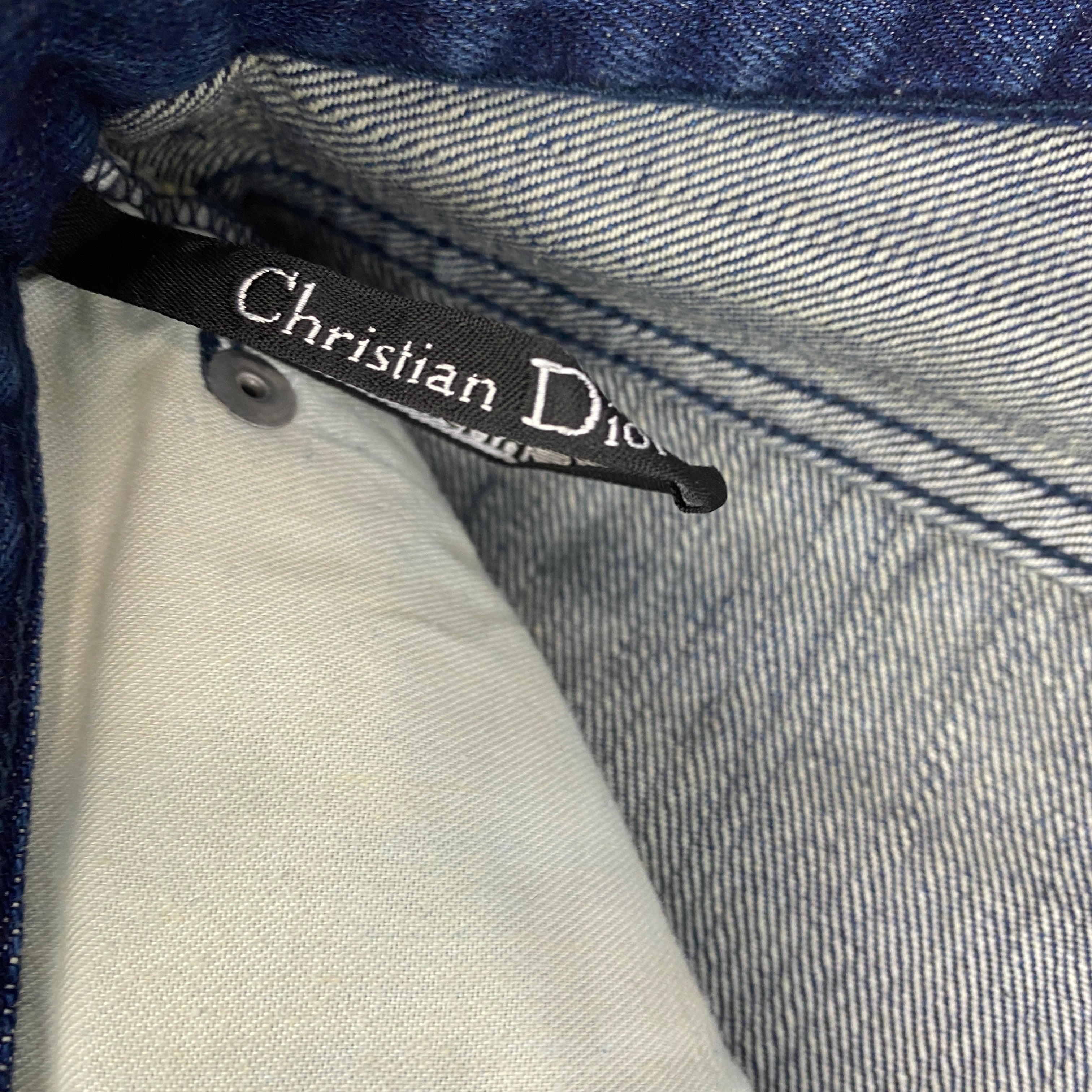 Christian Dior New £1150 Crop Boyfriend 01 Jeans XXS