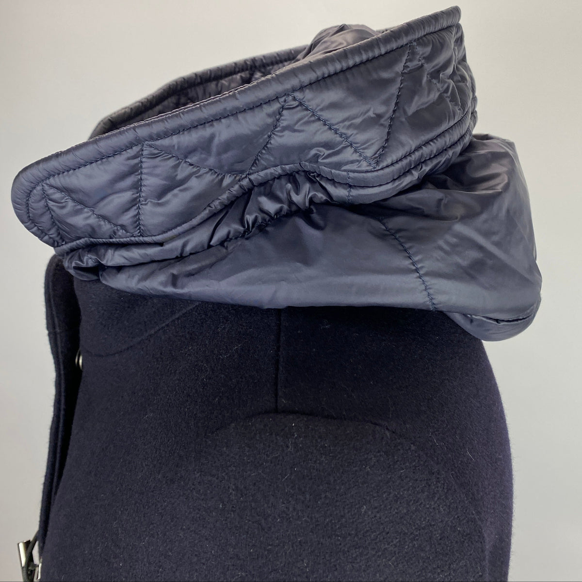 Fay £1277 Navy Wool Toggle Coat XS/S