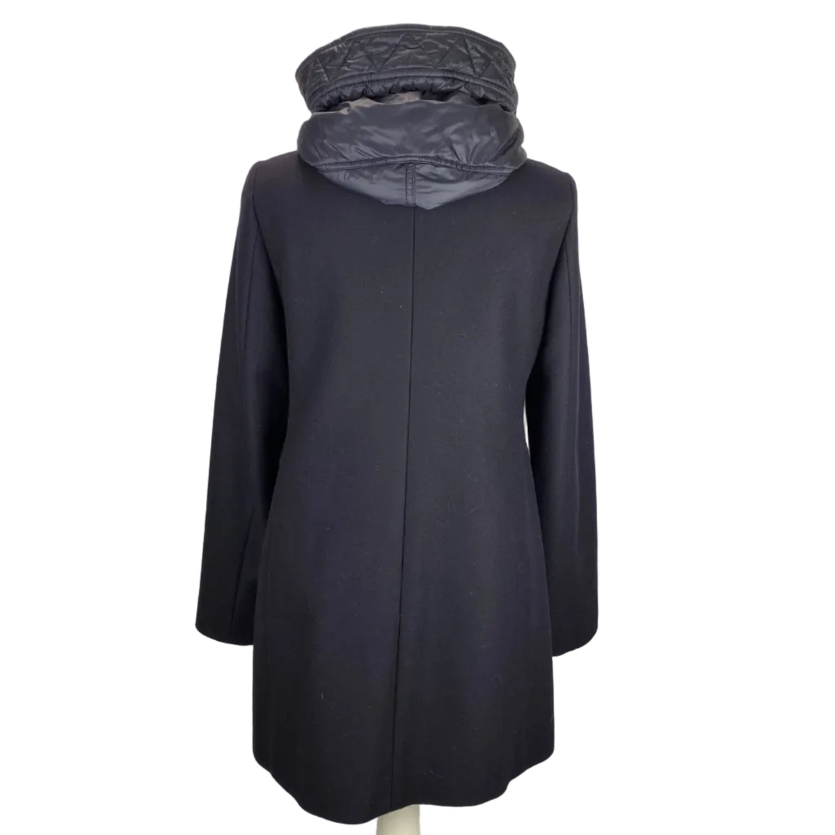 Fay £1277 Navy Wool Toggle Coat XS/S