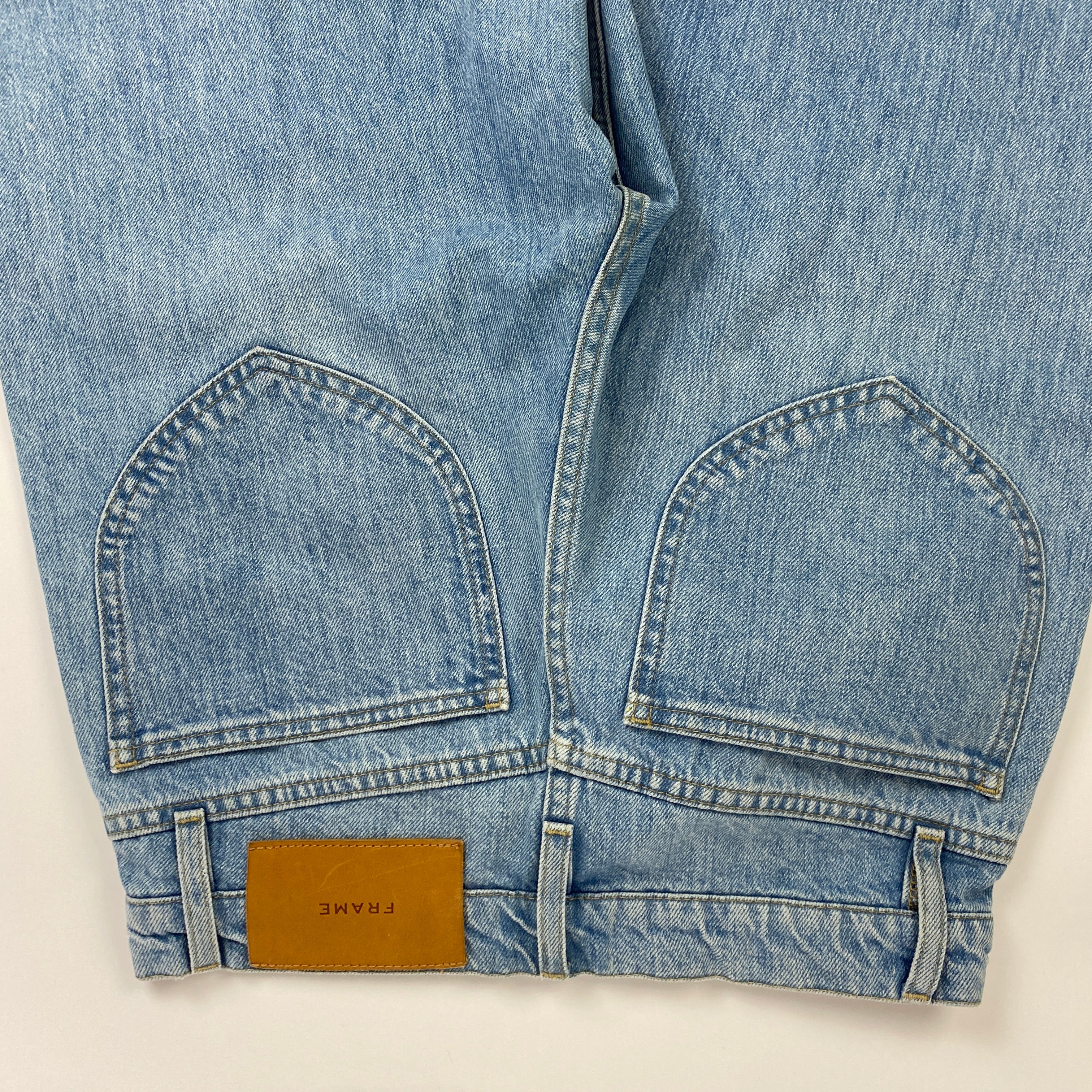 Frame New £315 Le Italian Wide Crop Jeans 25