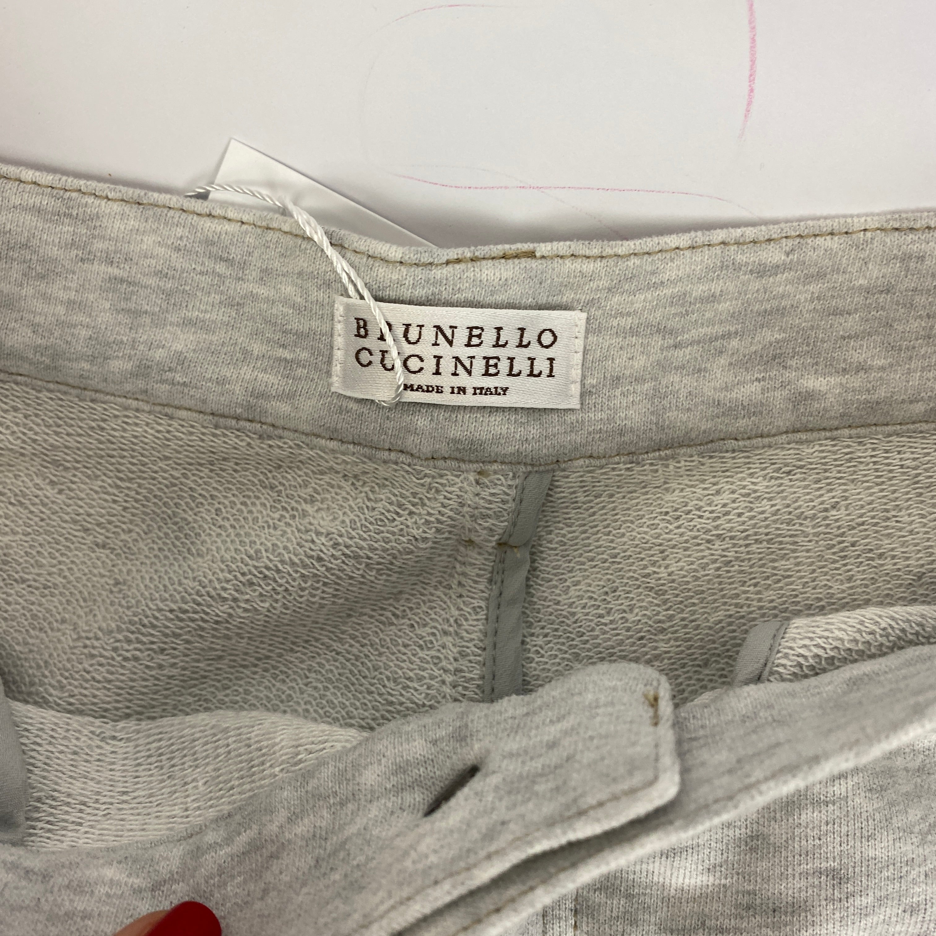 Brunello Cucinello £1270 Pearl Jersey Sweatpants XS