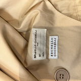 Brunello Cucinelli Buttermilk Cotton Drawstring Jacket S