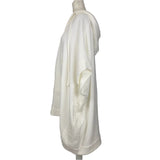 Lisa Marie Fernandez £600 White Honeycomb Cotton Pique Hooded Poncho O/S