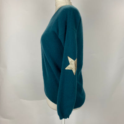 Wyse Teal Cashmere Sweater S