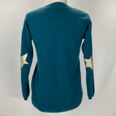 Wyse Teal Cashmere Sweater S