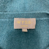 Wyse Teal Cashmere Sweater S