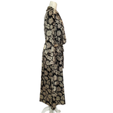 Stella McCartney £225 Black & Cream Floral Silk Kimono M