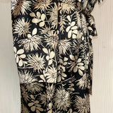 Stella McCartney £225 Black & Cream Floral Silk Kimono M