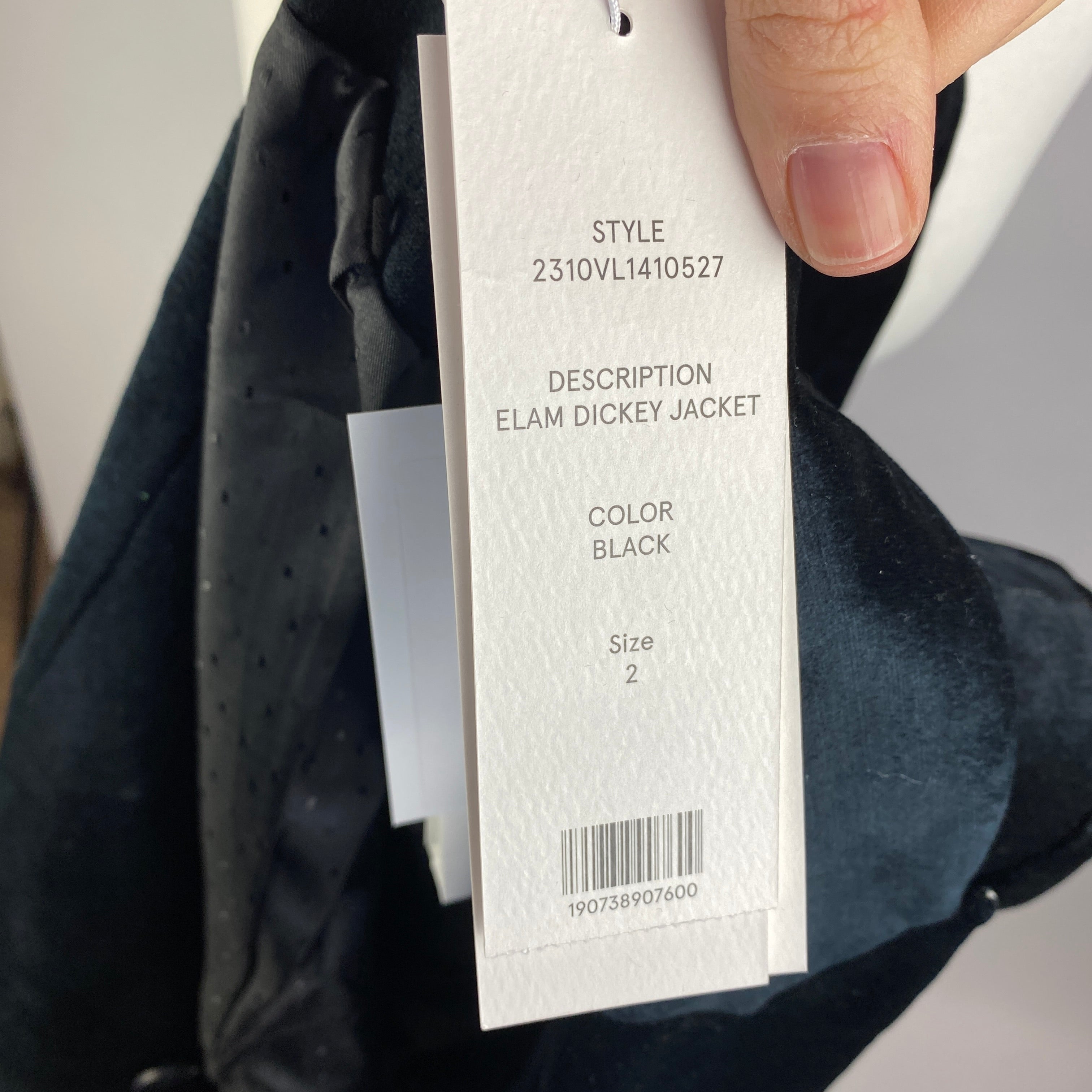 Veronica Beard New $700 Black Velvet Elam Dickey Jacket XXS