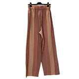 Marrakshi Life £400 Pink & Ruby Stripe Pull-On Pants XS