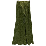 Adriana Degreas Brand New £1154 Green Mille Punti Silk Pants S