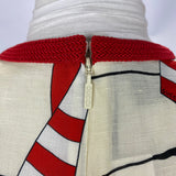 Gucci £2000 Sailboat-Print Silk-Blend Tunic Dress XS