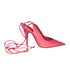 The Attico £640 Flamingo Pink Ankle Wrap Heels 38