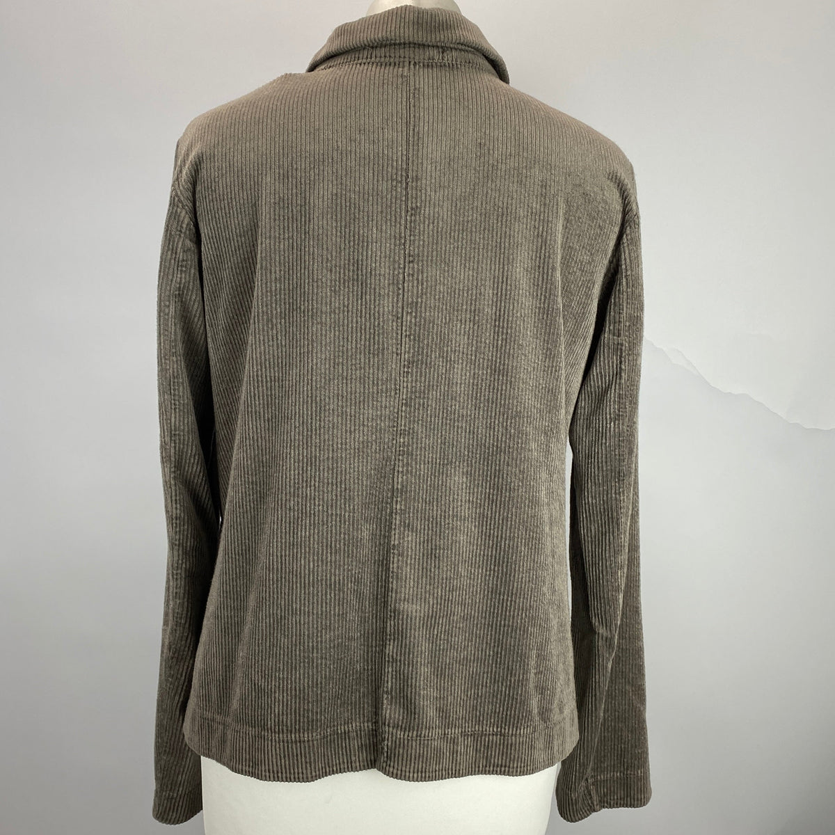 Transit Stone Velvet Corduroy Lightweight Jacket S