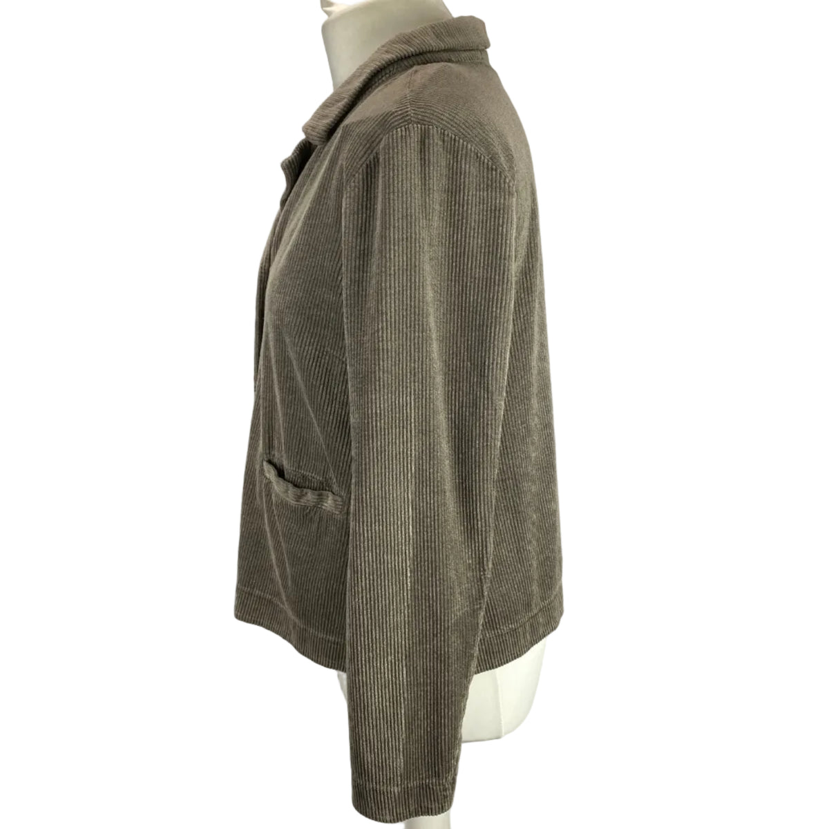 Transit Stone Velvet Corduroy Lightweight Jacket S