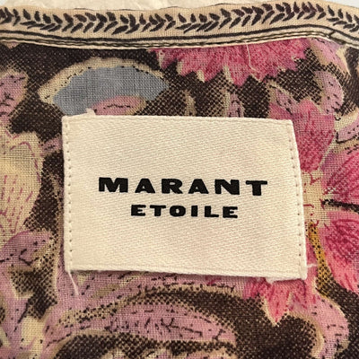 Isabel Marant Etoile Pink & Cream Floral Tunic Top S