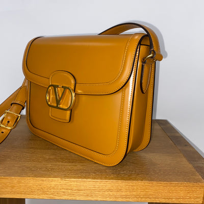 Valentino Brand New £2950 Camel 9to5 Shoulderbag