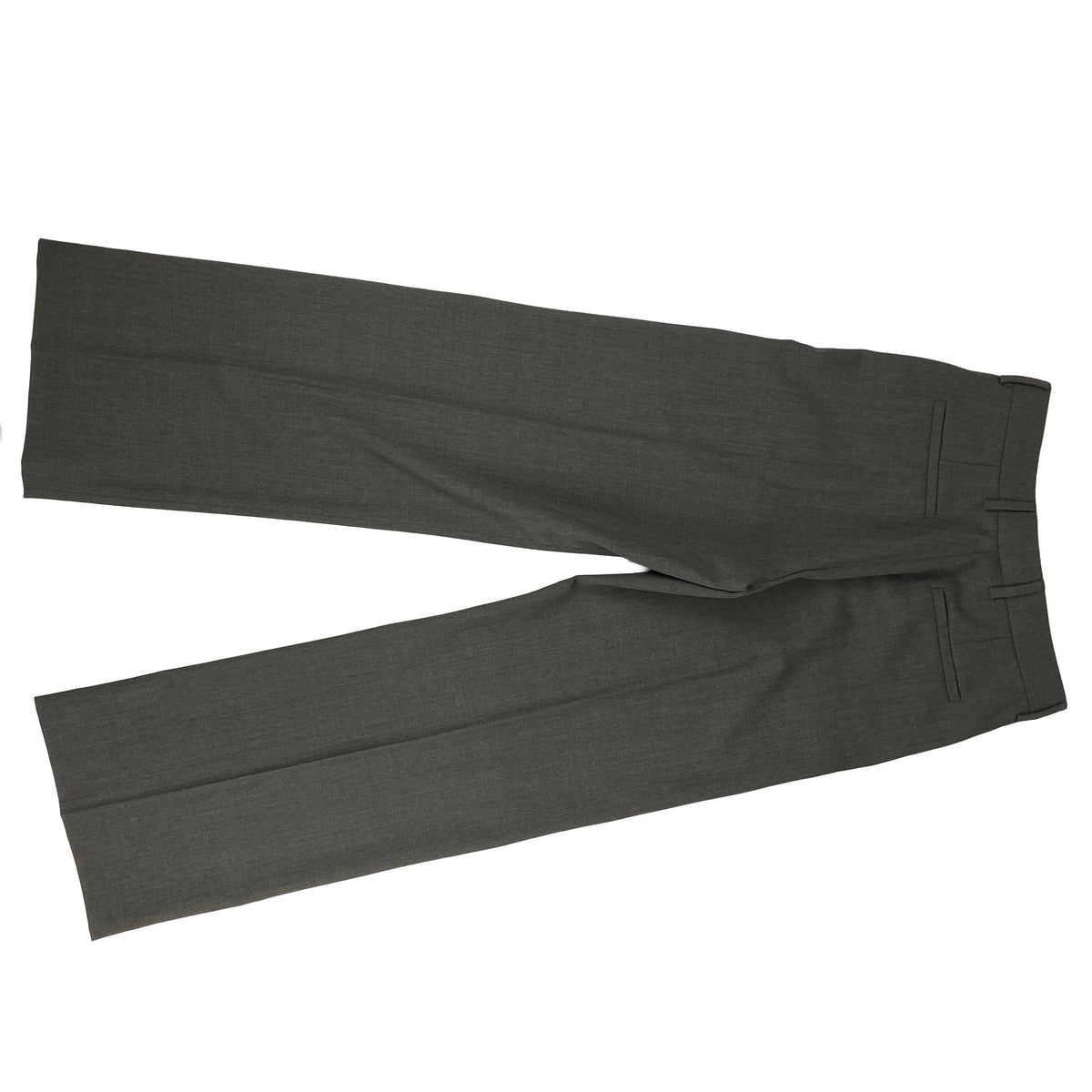 Valentino New Mid Grey Stretch Wool Trousers XXS