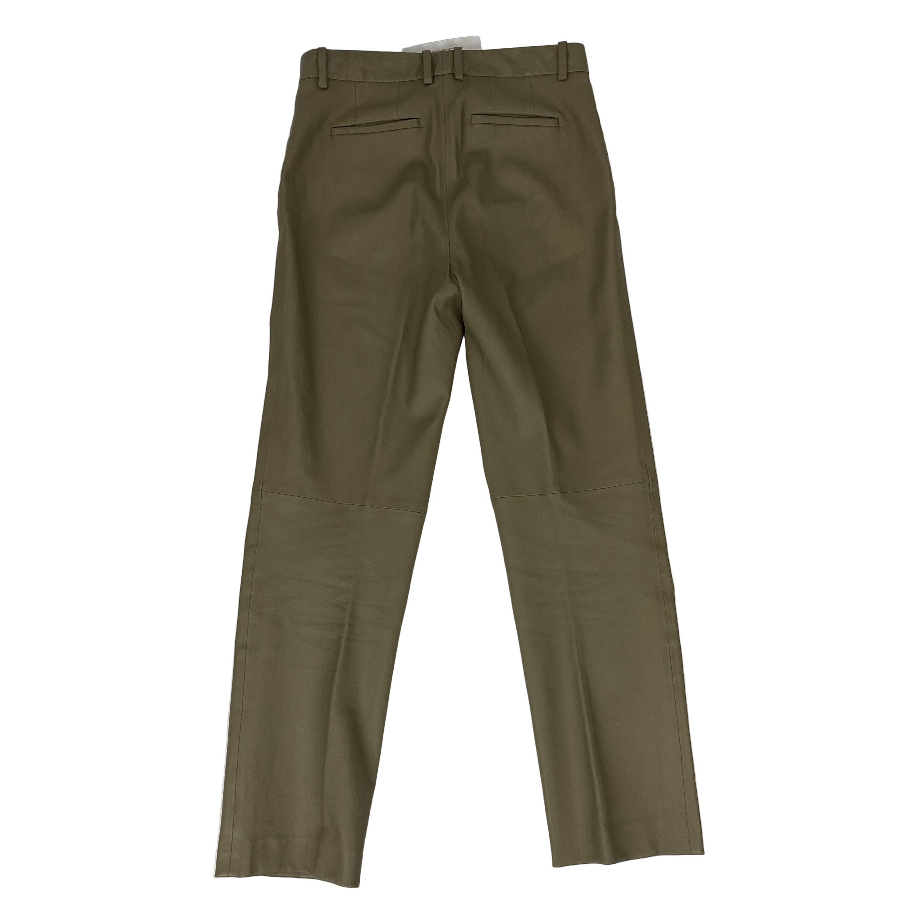 Joseph £1075 Sage Stretch Leather Coleman Pants S