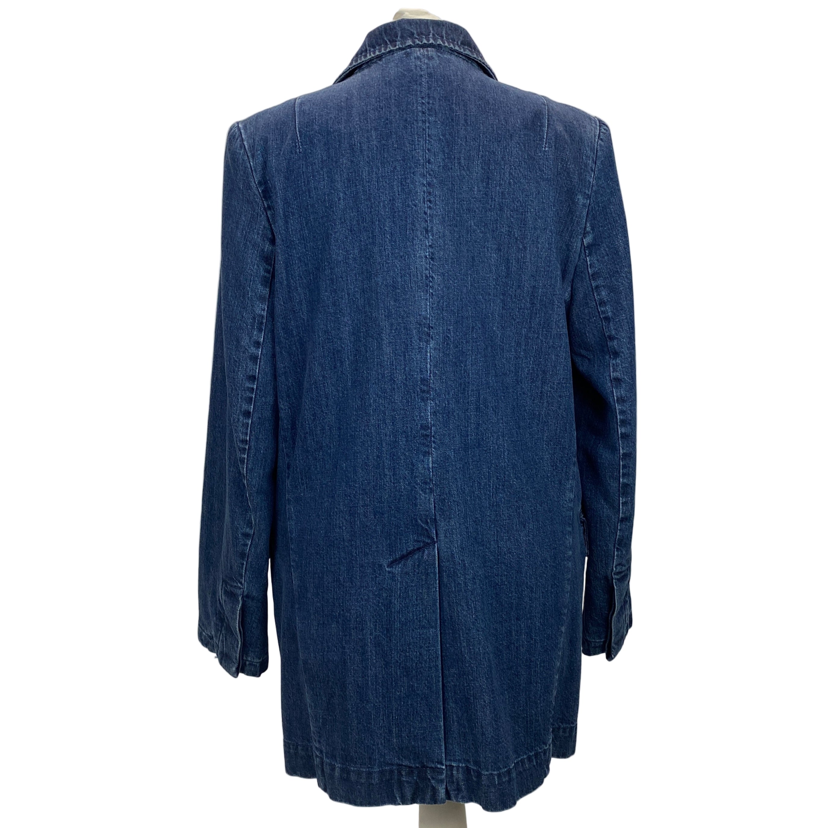 J Brand New £495 Blue Denim Haisley Blazer M