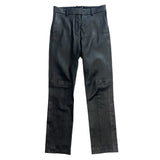 Joseph £1075 Black Leather Zoom Trousers S
