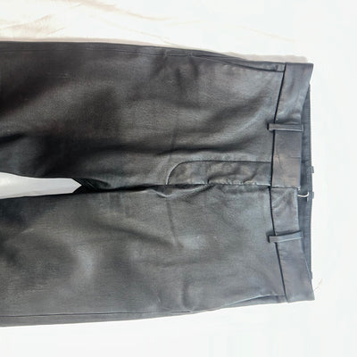 Joseph £1075 Black Leather Zoom Pants S