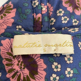 Natalie Martin Cornflower Floral Print Cotton Quilted Jacket S