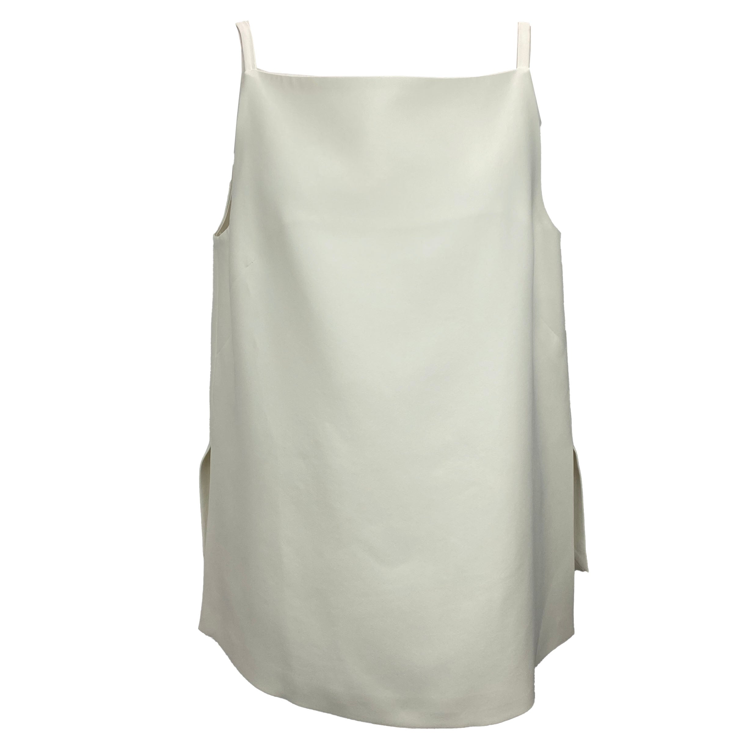 Raey Ivory Crepe De Chine Tabard Top L