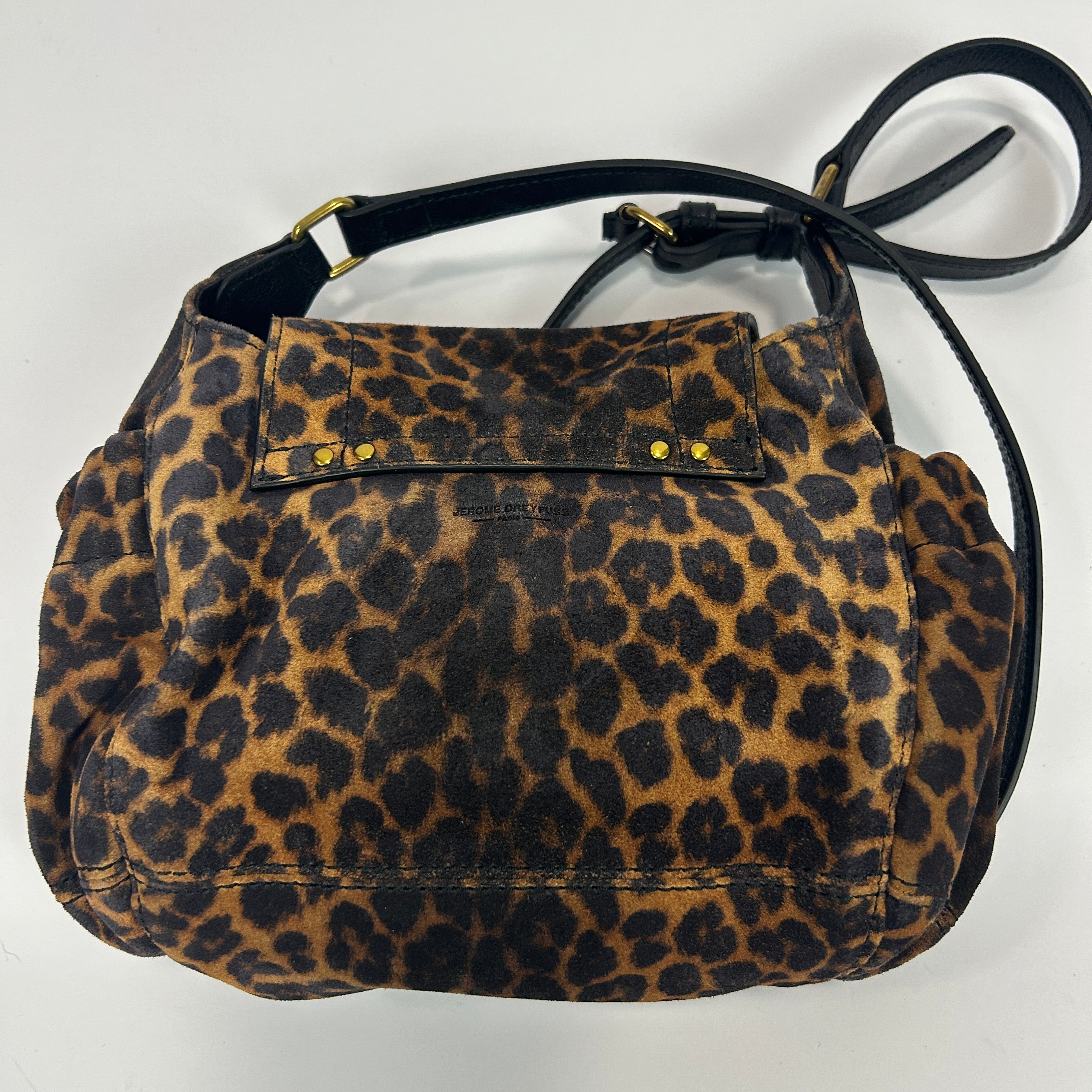 Jerome Dreyfuss New £600 Small Leopard Helmut Shoulderbag