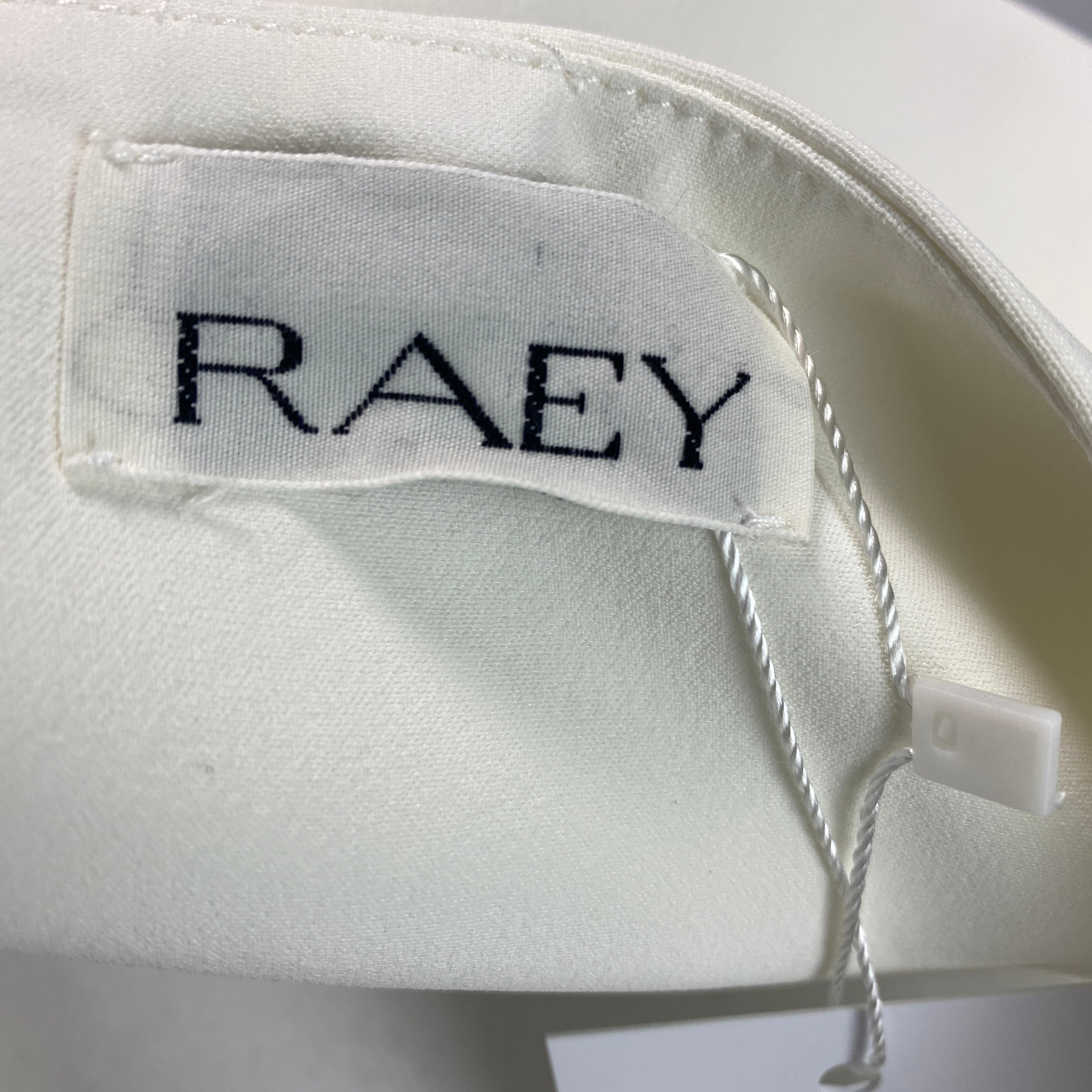 Raey Ivory Crepe De Chine Tabard Top L