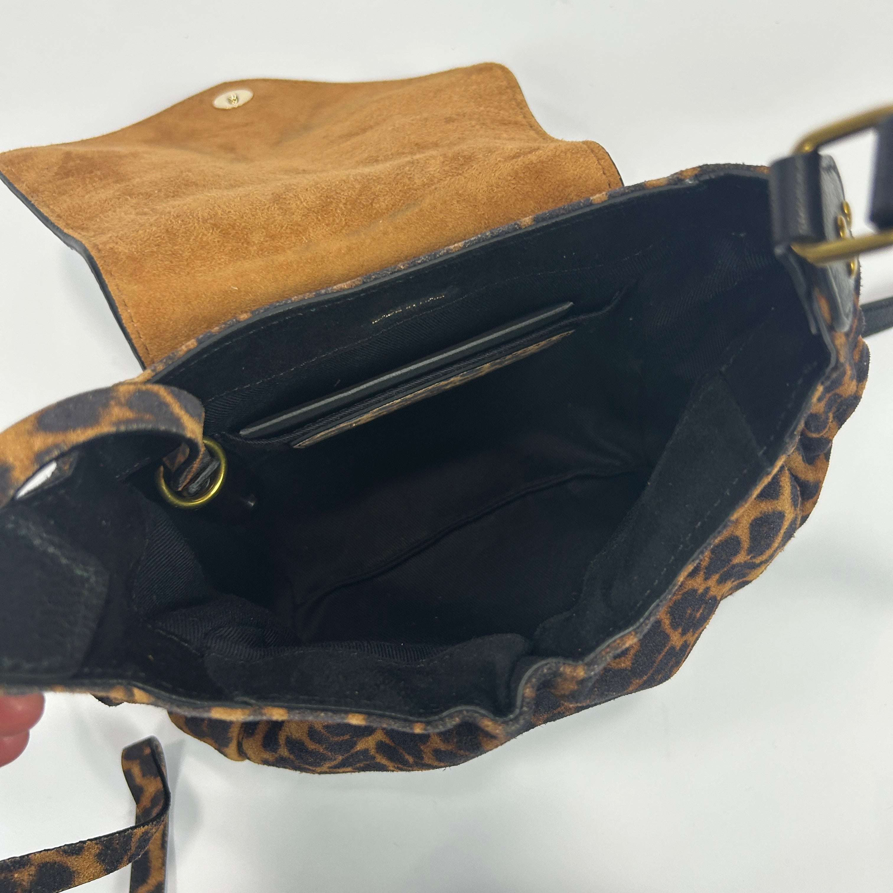 Jerome Dreyfuss New £600 Small Leopard Helmut Shoulderbag
