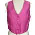 LoveShackFancy Brand New £270 Pink Tintley Vest Waistcoat L