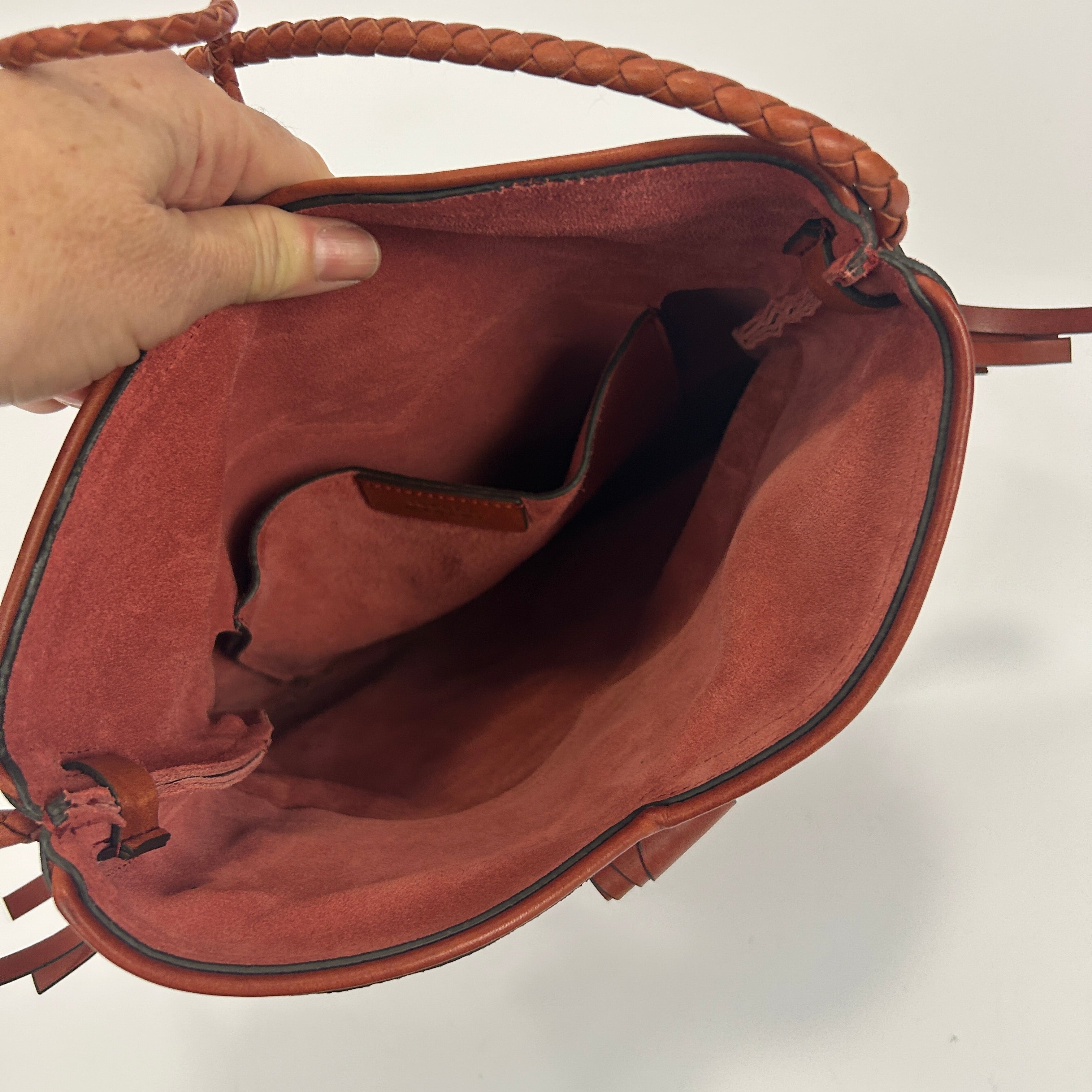 Isabel Marant £495 Rose Pink Suede Tyag Shoulderbag