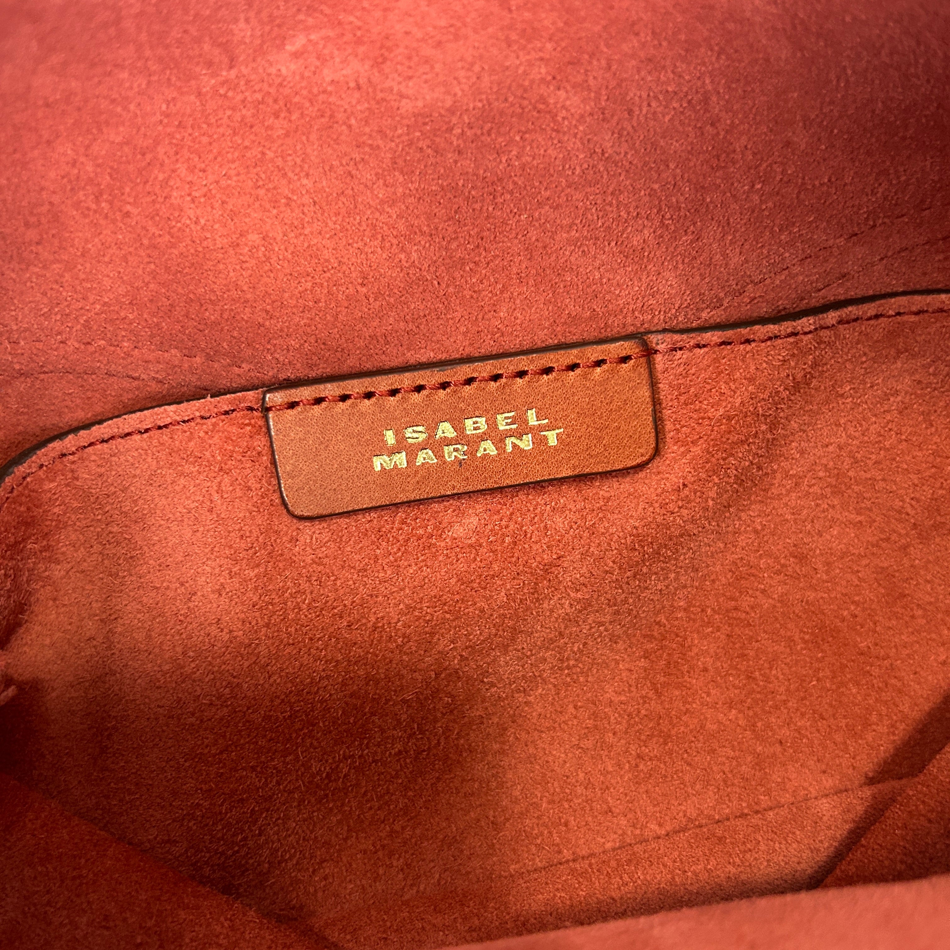 Isabel Marant £495 Rose Pink Suede Tyag Shoulderbag