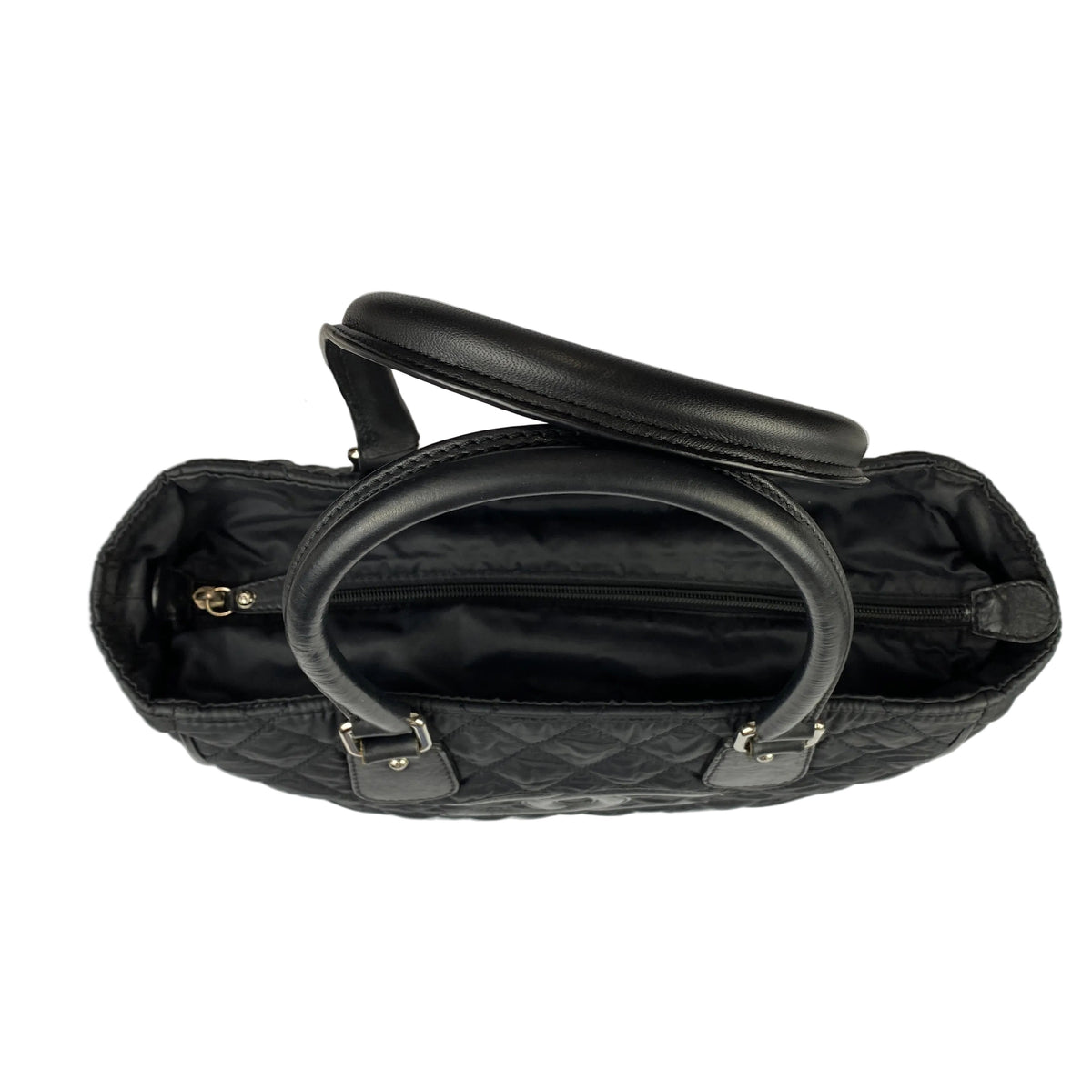 Chanel Black Quilted Paris New York Tote Bag