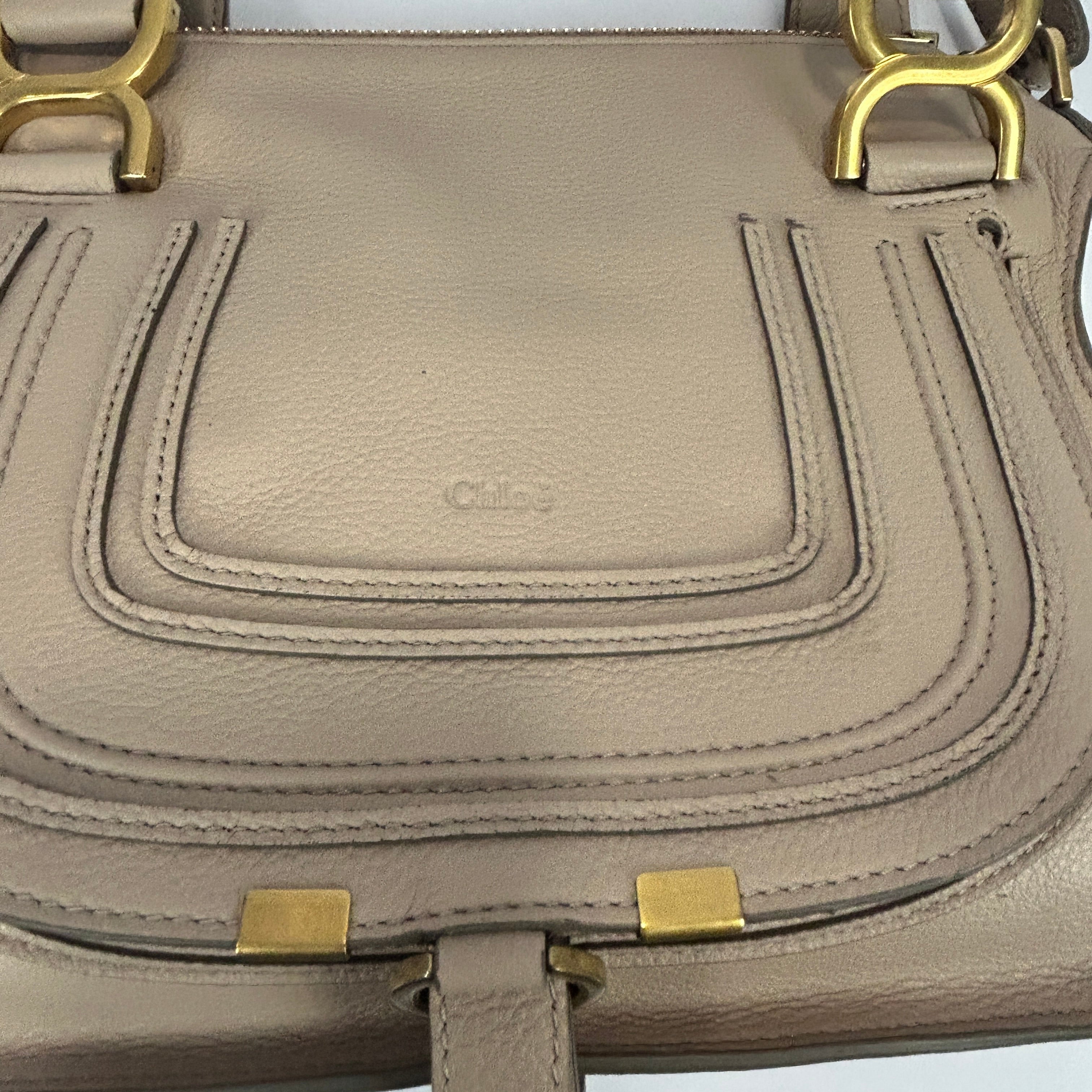 Chloe £1690 Cream Small Marcie Shoulderbag