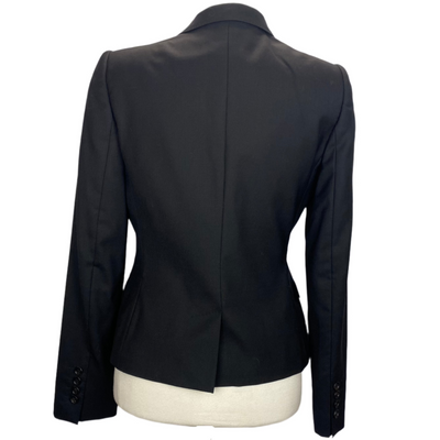 Dolce & Gabbana Black Stretch Wool Jacket S