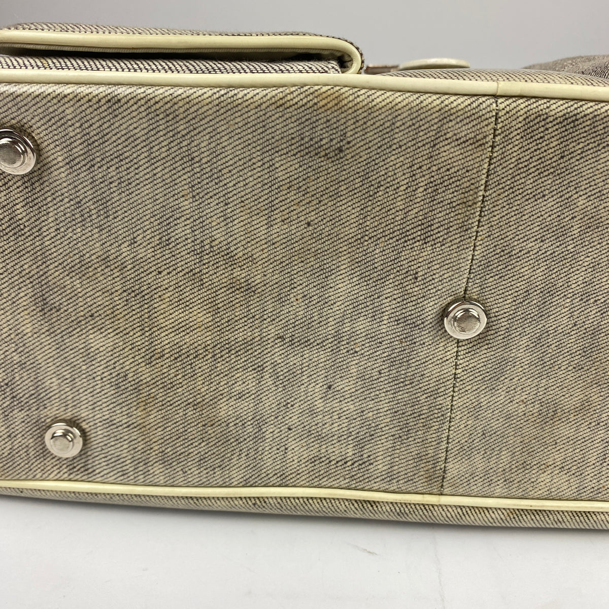Christian Dior Vintage 2000 Galliano Double Saddle Bowler Bag