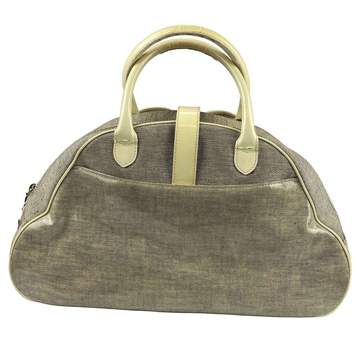 Christian Dior Vintage 2000 Galliano Double Saddle Bowler Bag