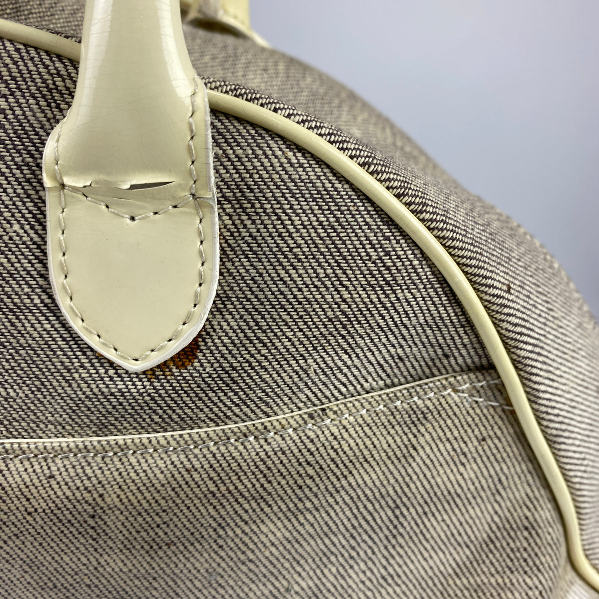 Christian Dior Vintage 2000 Galliano Double Saddle Bowler Bag